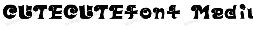 CUTECUTEfont Medium字体转换